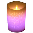 1Pcs Color Change Gradient Led Candles Remote Control Electronic Flameless  G8M3