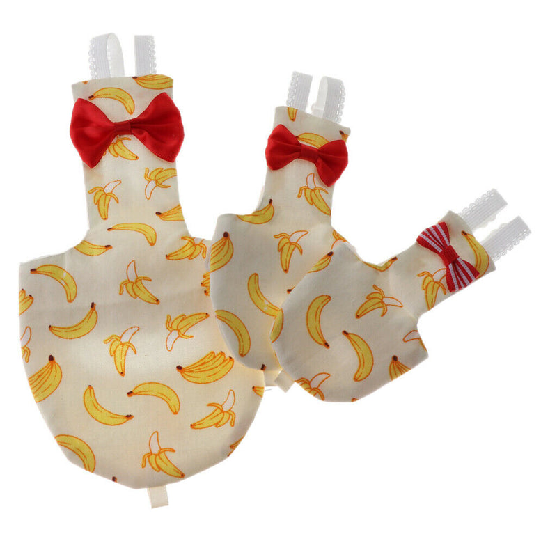 2xSize_S Parrot Diaper Washable Nappies Light Flight Suit for Birds
