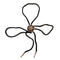 Western Cowboy Bolo Tie Men's Flower Round Pendant Suit Poirot Bolo Tie Gift