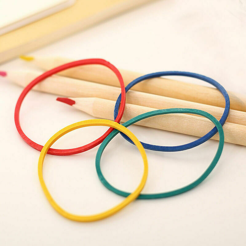 100 Pcs Colorful Rubber Bands For Tattoo Machine Gun Supplies Who Needles D O9Z6