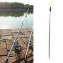 Stainless steel Fishing Rod Bracket 2 Sections Adjustable Telescopic V Hol Ew