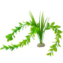 Fish Tank Decoration 6Pcs/Bag,12inch High The Times Green Artificial Aquati