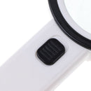 30x magnifying glass enlargement with LED light lamp jeweler magnifying gla&+