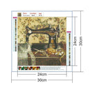 5D DIY Full Drill Diamond Painting Sewing Machine Embroidery Kits (HG475)