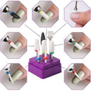 7Pcs Ceramic Nail Drill Bits Set, Acrylic Cuticle Nails File Bit For Strong