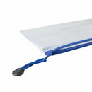 A4 Plastic File Document Folders Bags with Zipper W5Z3