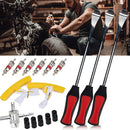 22pcs/set Valve Caps Cores Tyre Repair Tools Kit Car Tire Spoons Rim Protectors
