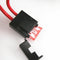 H4 Headlight Headlamp H4 Light Bulbs Relay Wiring Harness 4 Ceramic Socket Plug