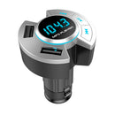 Car Bluetooth 5.0 Transmitter Charger TF Card Audio Kit with Display BT17