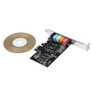 2X(Pci X1 Pci-E 5.1 Audio Digital Sound Card Cmi8738 Chipset with Cd Driver