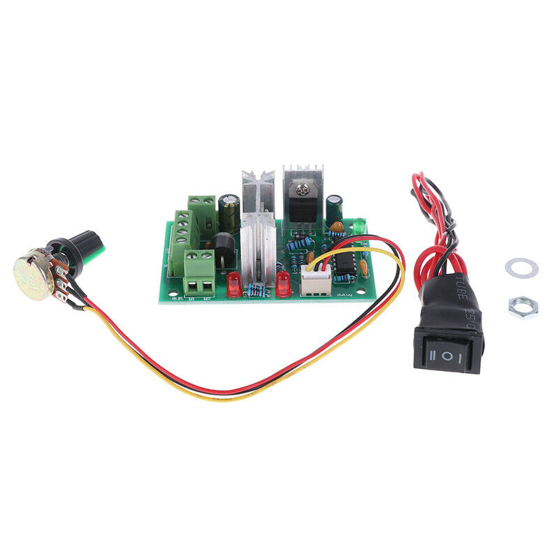 6V 12V 24V 30V 10A PWM DC Motor Speed Controller Reversible CCM Regulator Sw Ew