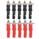 10x 4mm Binding Post Banana Plug Terminal Speaker Test Socket Adapter Connector