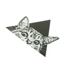 triangle cat pattern patch ironing stickers heat transfer iron on patches JR