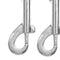 10 Pieces Heavy Duty Carabiner Double Ended Snap Hook Trigger Clips Bolt