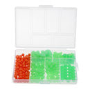 400pcs Luminous Fly Tying Beads Hard Fishing Beads Head Ball Bead Connector
