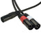 5 Pin Male To Dual 3 Pin Female XLR Audio Microphone Mic Stereo Cable