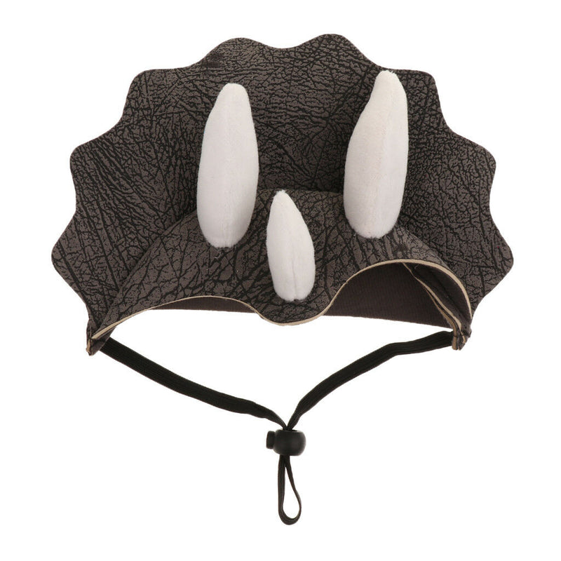 New Dog Pet Cat Halloween Costume Triceratops Hat for Parties Birthdays