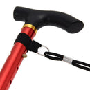 Adjustable Foldable Walking Trekking Hiking Stick Cane Crutch Alpenstock