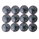 12pcs Portable Mini Precise Compass North Guider for Camping Hike Survival