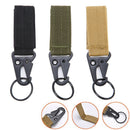 Outdoor Carabiner Backpack Hooks Molle Hook Survival Gear Nylon Keychain ClaspJR