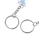 Mini green acrylic spirit level key ring key chain tool gadget novelty gisp
