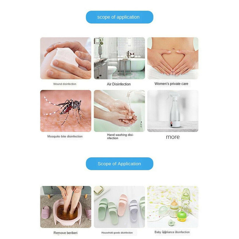 360 Degree Rotatable Spray Head DIY Hypochlorous Acid Water Making Machine