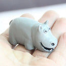 Creative mini hippo gardening decoration small ornament XS Gw