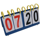 Portable 4 Digit Scoreboard Sports Flip Score Board Basketball Scorer Tenni