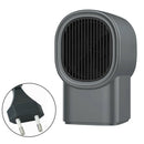 500W Electric Heater Mini Desktop Warmer Machine for Home Office (Grey EU)