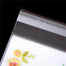 100X Thank You Flower Self Adhesive DIY Cookie Christmas Gift Bags 10cm*10cm  JR