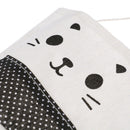 Cartoon Hanging Storage Bag Cotton Linen Wardrobe Hang Bag Wall Pouch Organi BX