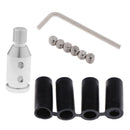 1Set Universal Car Manual Gear Shift Knob Adapter For M12 x 1.25 Thread Cy