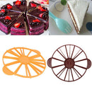 cake divider slice pie cake 10 / 12 piece equal portions marker divider dark  TE