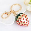 Fashion Simulation Fruit Strawberry Pendant Keychain Bag Hanging Decor Sweet