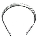 Practical Black Metal Teeth Comb Hairband Hair Hoop Headband For Woman Sexy PVES