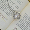 2Set Brass Siilver Beads Cage Pendant Beads DIY Women Girls Fashion Jewelry