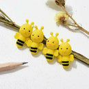 4X Cute Little Bee Design Rubber Pencil Eraser Office Student Gifts Station G5R7