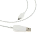 Micro USB LED Cable, 3.3ft Cool Colorful Visable Flowing Light Data Sync / Fast