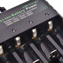 Usb Battery Charger Intelligent 4 Slots Aa Aaa Lithium Rechargeable Fast SmartES
