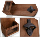 1Pcs Creative Retro Wall Opener Wall-Mounted Bar Beer Glass Bottle Bottle O J4E1