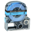 5Pcs 9mm Label Maker Tape Label Maker Black on White/Red/ Blue/Yellow/Green A3R6