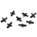 50pcs4 / 7mm Splitter Adapter Connector Barb And Garden Irrigation Hoses 6mm MO