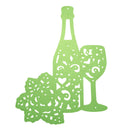 Flower Wine Steel Cutting Dies Stencil For DIY Scrapbook Paper Card