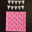 Letter Flag Lace Silicone Mold Cake Decos Cookies 414103" Mould| Baking D8W9