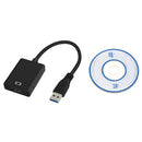 USB 3.0 Male to HDMI Female Converter HDTV Projector PC 1080P Video Adapter A