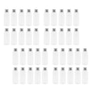 40Packs 50ml Clear Plastic Bottle Screw Cap Essential Oils Storage Vials