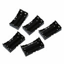 5 Pcs Black Plastic 2 x 3.7V 18650 Batteries 4 Pin Battery Holder Case A1Q2