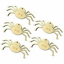 10pcs Wooden Halloween Spider Pendant Small Hangings Pendants Props for DIY