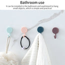 10pcs Mini Wall Hook Traceless Bathroom Kitchen Self  Clothes Keys Cute