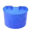 1 pcs Cup Hanging Water Feed Cage Cups Poultry Rabbit Chicken Blue X6J4 J7B F3I7